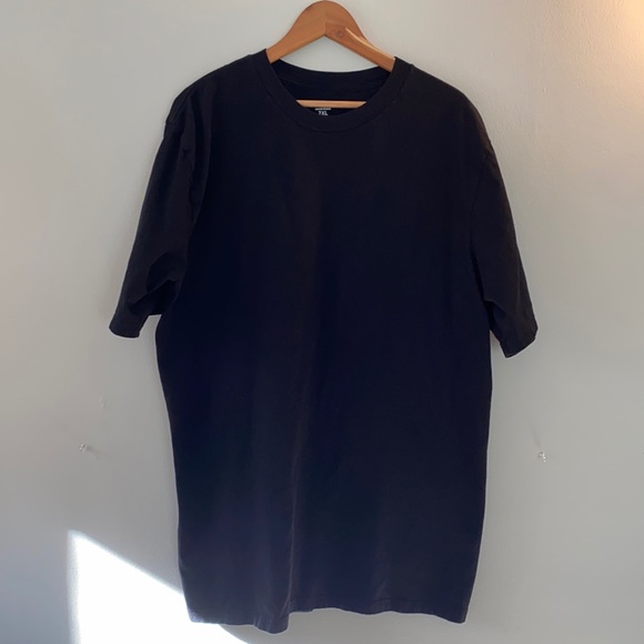 Lot of **2** Harbor Bay Black Tee T Shirts Crew Neck Men's 2XL - Picture 3 of 8